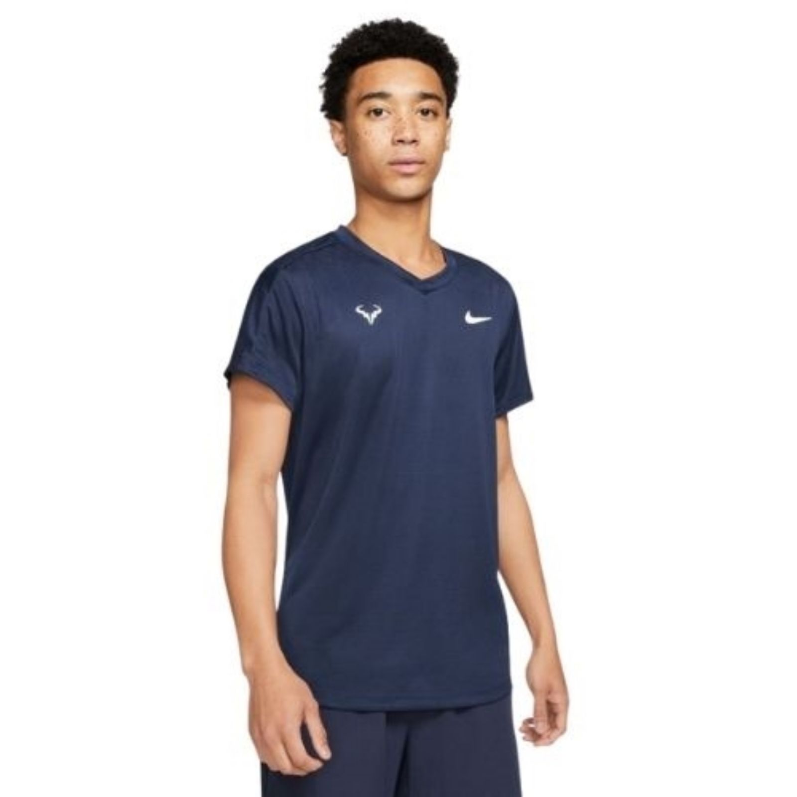 Nike Rafa Challenger T Shirt Obsidian / White